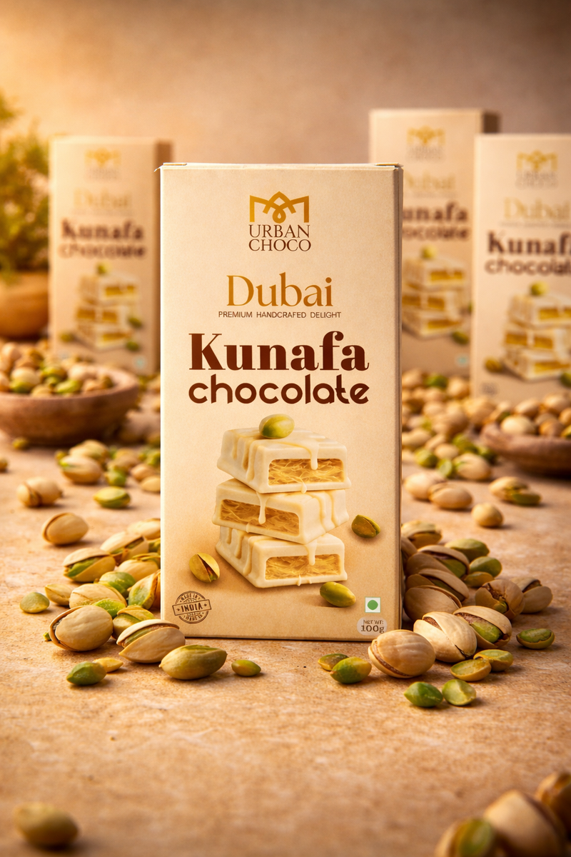 Kunafa Chocolate ( White Chocolate ) 100g