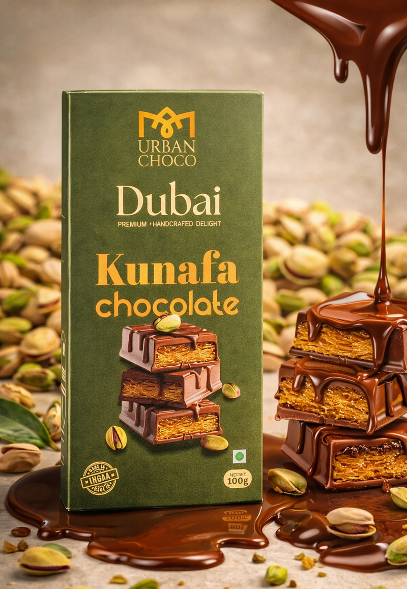 Kunafa Chocolate ( Dark Chocolate ) 100g